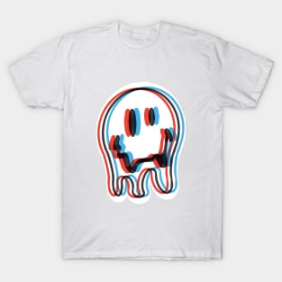 3D Trippy Acid Smiley Face T-Shirt